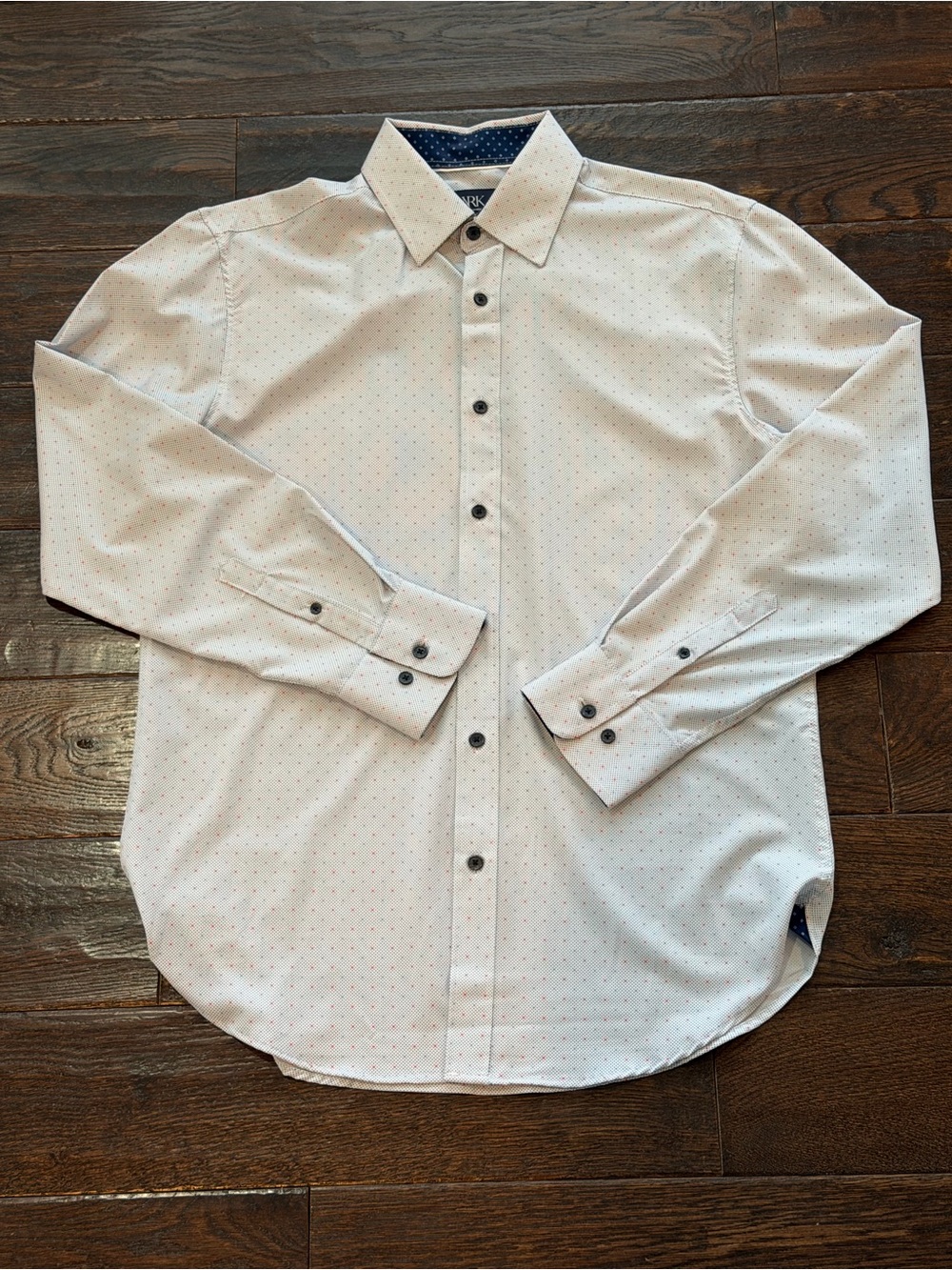 W.R.K Men’s Dotted Stretch Dress Shirt